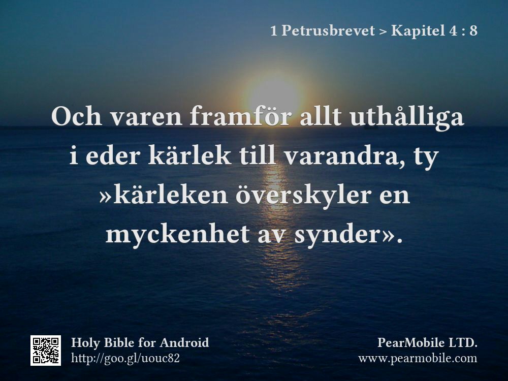 1 Petrusbrevet, Kapitel 4:8